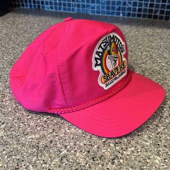 Matsumoto\'s Shave Ice Hawaii Pink Adjustable Trucker Hat main image 5